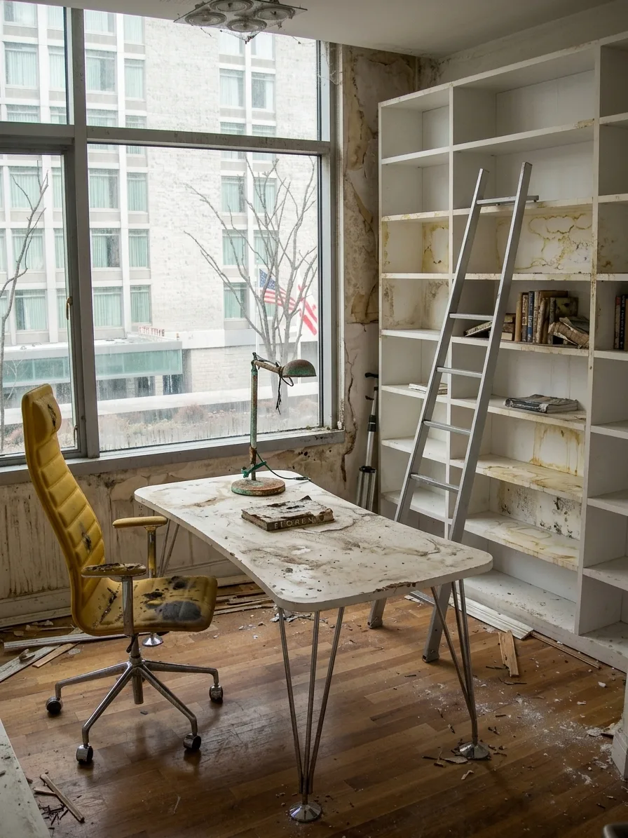 Avant rénovation bureau Asnières-sur-Seine — exemple 3 Avant rénovation bureau Asnières-sur-Seine — exemple 3