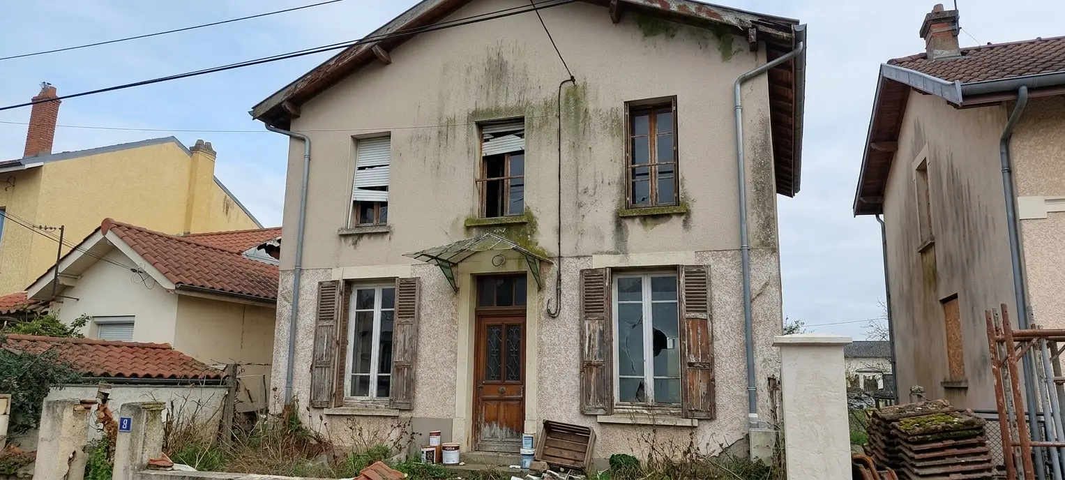 Avant surélévation Asnières-sur-Seine — exemple 3 Avant surélévation Asnières-sur-Seine — exemple 3